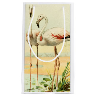 Vintage Flamingo Kleine Geschenktüte