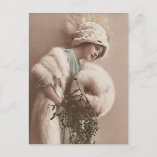vintage Flapper (121) Postkarte