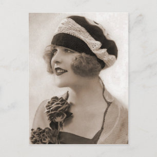 Vintage-Flapper-Fotografie (115) Postkarte