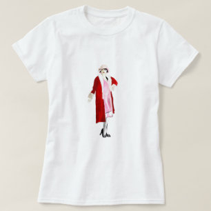 Vintage Flapper Girl Art T-Shirt