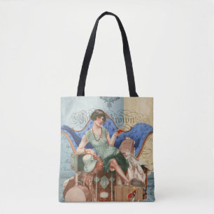 Vintage-Flappergirl in Paris