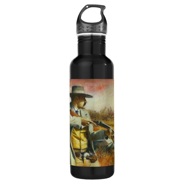 Vintage Flasche aus Wild-West-Gewässer Trinkflasche (Vorderseite)