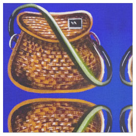 Vintage Flechtkörbe Stoff