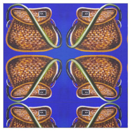 Vintage Flechtkörbe Stoff