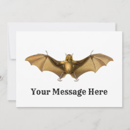 Vintage Fledermaus Einladung