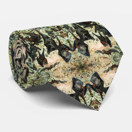 Vintage Fliegenfuchs-Fledermaus, schwarze Fledermä Krawatte