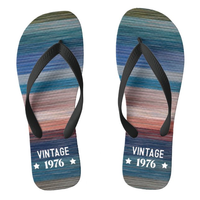 Vintage Flip Flops 1976 (Fußbett)