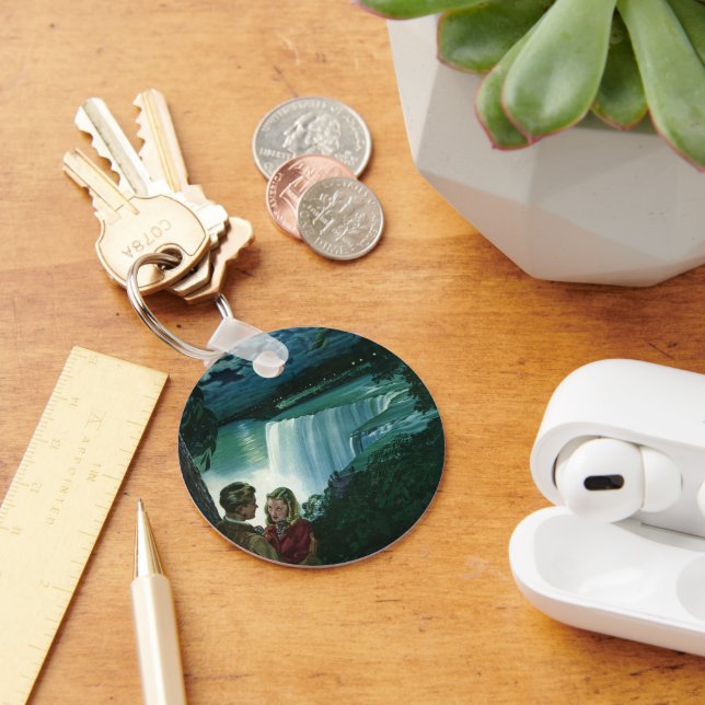 Vintage Flitterwochen-Liebe, Neuerscheinungen in d Schlüsselanhänger (Schreibtisch)