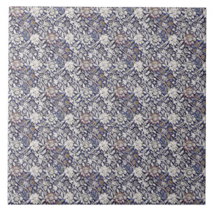 Vintage Floral Blau William Morris Wey Fliese