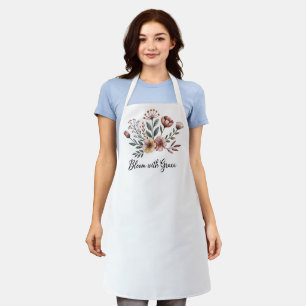 Vintage Floral Blumen Wildblumen Gärtner Schürze