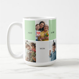Vintage Floral Collage Photo Mother's Day Kaffeetasse
