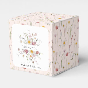 Vintage Floral Danke Geschenkschachtel