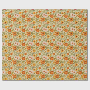 vintage Floral Dream Wildflower-Kunst Geschenkpapier
