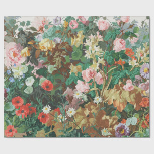 Vintage Floral Jardin d'Hiver von Edouard Müller Geschenkpapier