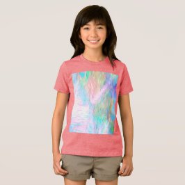 Vintage Floral Nature – Romantic Abstract Elegance Tri-Blend Shirt