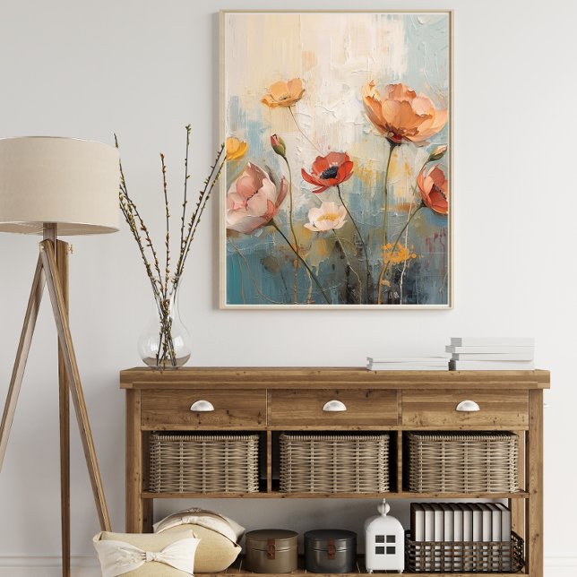 Vintage Floral Oil Painting Poster (Von Creator hochgeladen)