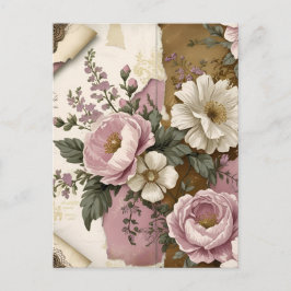 Vintage Floral - Postcard Postkarte