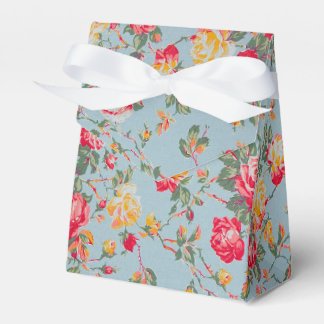 Vintage Floral Tent Party Favor Gift Box Geschenkschachtel