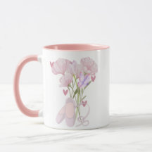 Vintage Florale Ballettschuhe Ästhetik Kaffee