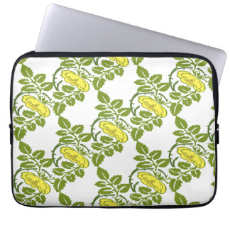 Vintage florale Buttercup Tapete Damast Laptopschutzhülle