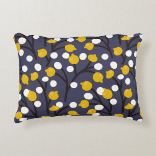 Vintage florale delikate botanische Muster. Dekokissen