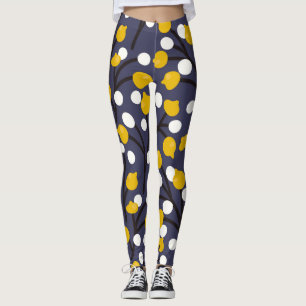 Vintage florale delikate botanische Muster. Leggings
