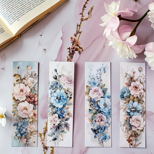 Vintage florale Lesezeichen, Lesezeichen mit Blume (Von Creator hochgeladen)