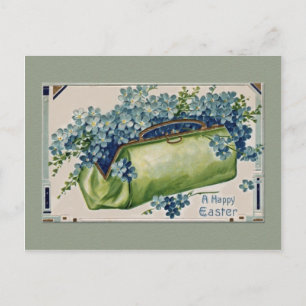 Vintage Florale Ostergrüße Feiertagspostkarte