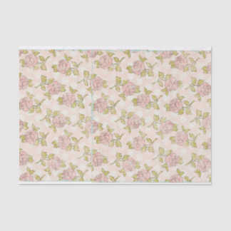Vintage florale Rose Dotted Shabby Chic Decoupage Seidenpapier