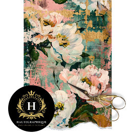 Vintage florale rustikale Textur Französisch Decou Seidenpapier