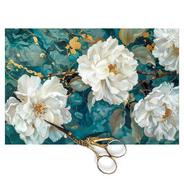 Vintage florale rustikale Textur Französisch Decou Seidenpapier