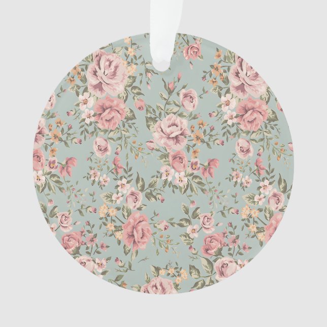 Vintage florale Tapete Ornament (Vorderseite)