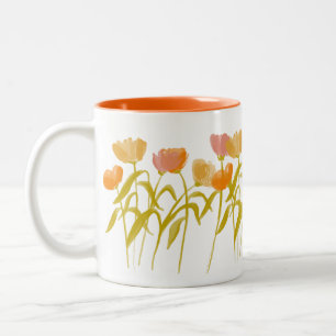 Vintage florale Tasse