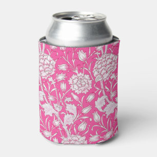Vintage florale Trendfarben Bright Pink & White Dosenkühler