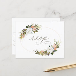 Vintage florale UAWG Postkarte