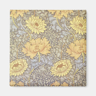 Vintage florale Wallpaper Chrysanthemas Magnet