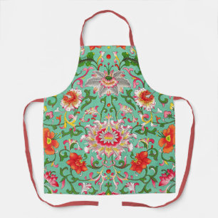 Vintage Floralmuster im Stil von William Morris, Schürze