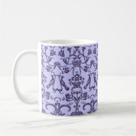 Vintage Florentine Damask (Monogram) Kaffeetasse