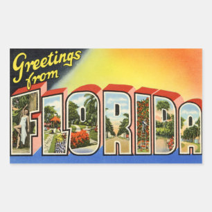 Vintage Florida Aufkleber