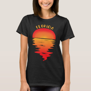 Vintage Florida Beach Sonnenuntergang T-Shirt - Re