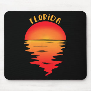 Vintage Florida Beach Sonnenuntergang T-Shirt - Re Mousepad