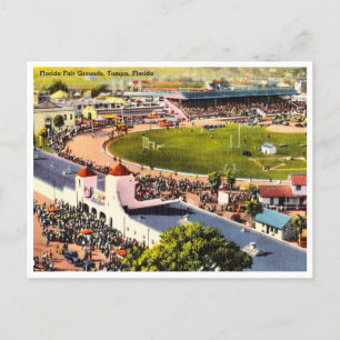Vintage Florida Fairgrounds, Tampa, Florida Postkarte