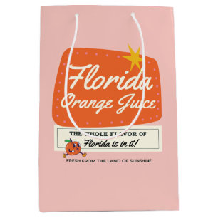 Vintage Florida-Geschenktasche Mittlere Geschenktüte