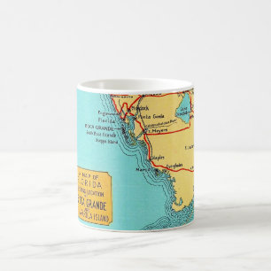 Vintage Florida Golfküste Tasse