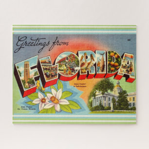 Vintage Florida-Gruß Puzzle