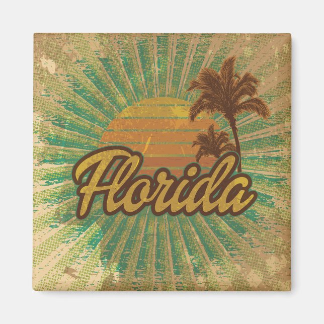 Vintage Florida Magnet (Vorne)