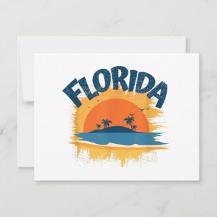 Vintage Florida Retro T-Shirt Design Sonnenschein 