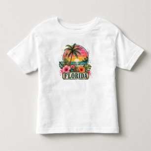 Vintage Florida Strand PNG Sunshine State Design Kleinkind T-shirt