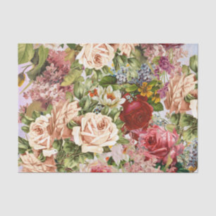 Vintage floriferone Collage Seidenpapier