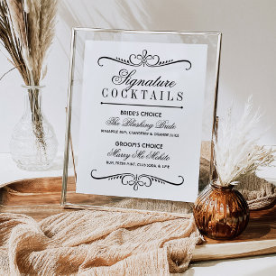 Vintage-Flourish-Signaturencocktails Poster
